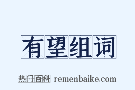 有望组词是什么意思的图片